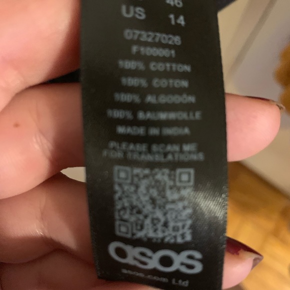 ASOS DESIGN button mini skater dress, 14 - Picture 4 of 4